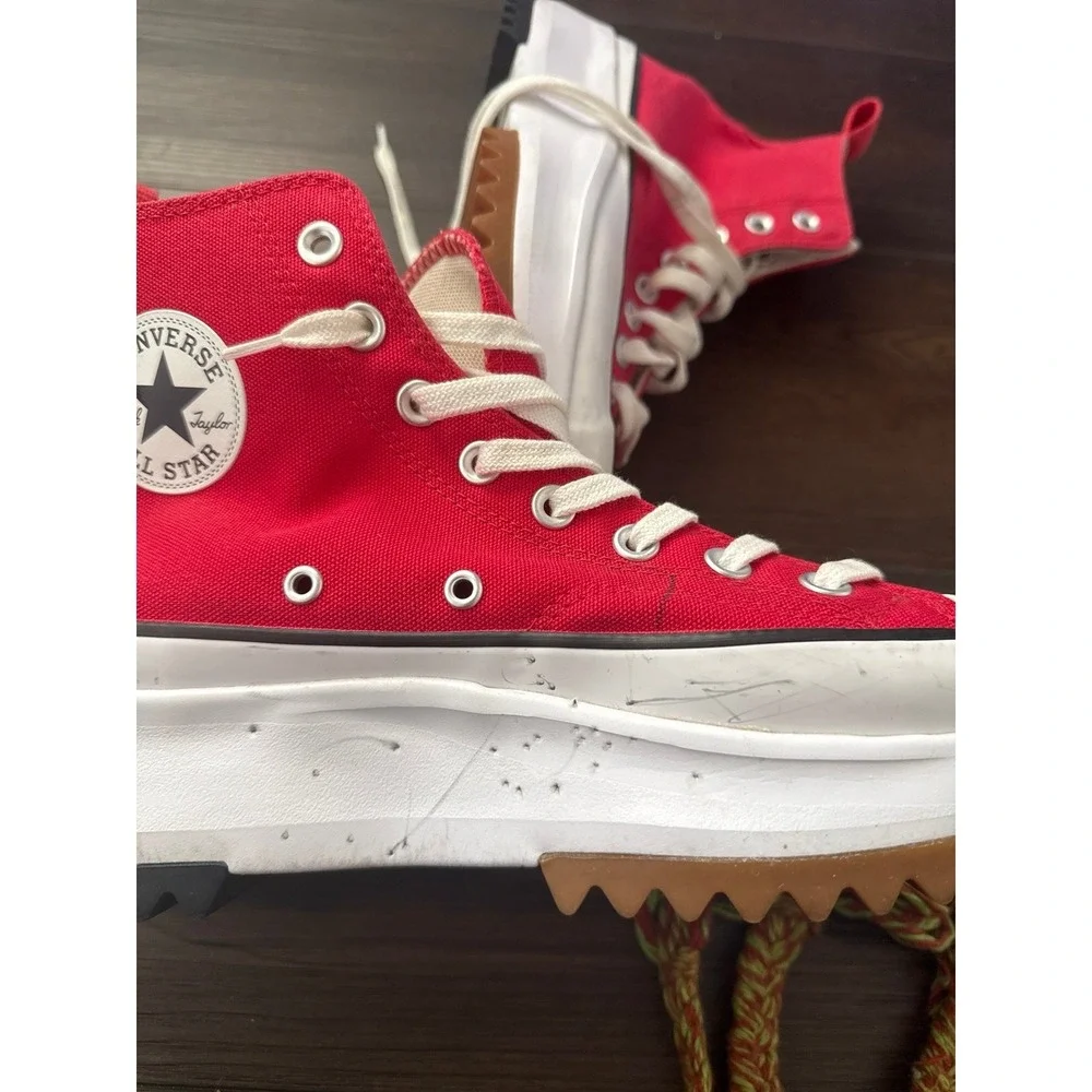High Top Red Converse - Picture 10 of 12